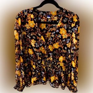 Old Navy Polyester long sleeve blouse